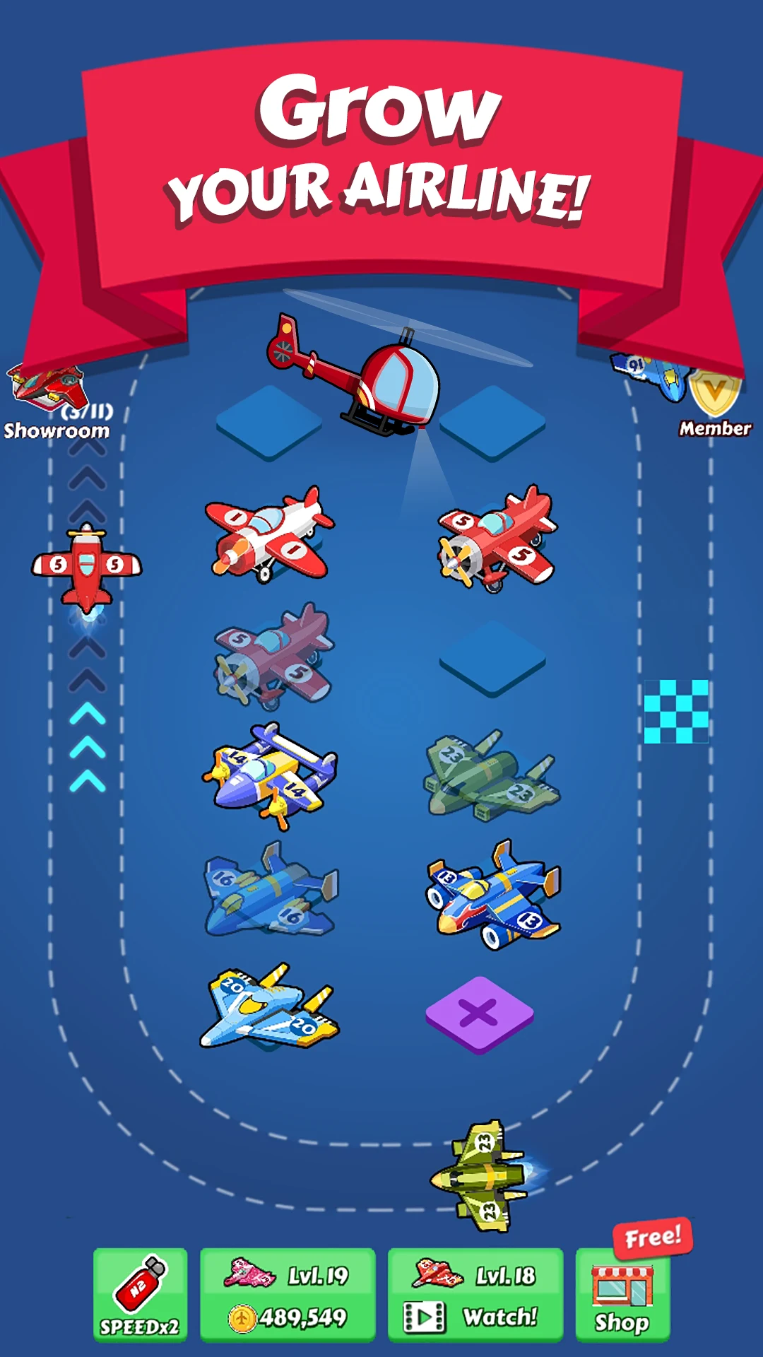 Merge Planes Idle Tycoon Plane screenshot